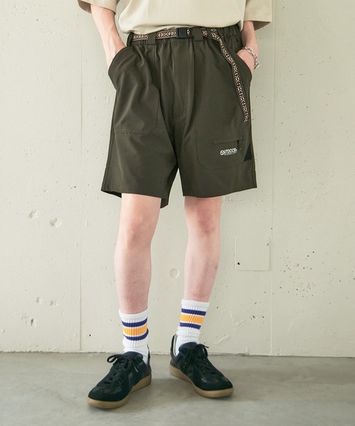OUTDOOR PRODUCTS(アウトドアプロダクツ)の「【OUTDOOR PRODUCTS】ポリリップストレッチクライミングショートパンツ 080970(その他パンツ・メンズ・ネイビー/ブラック/カーキ/グレイッシュベージュ・LL/M/L)」の7枚目の写真
