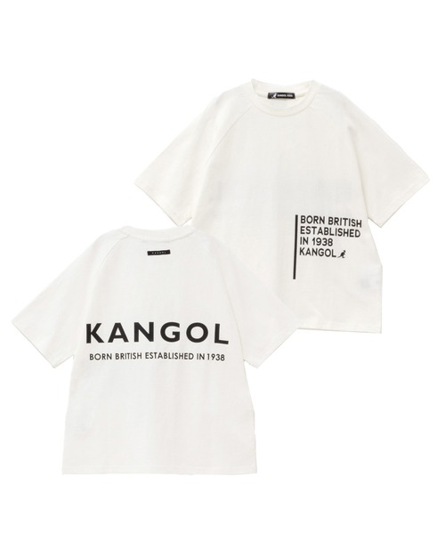 KANGOL ラグランスリーブプリントTシャツ（Tシャツ/カットソー