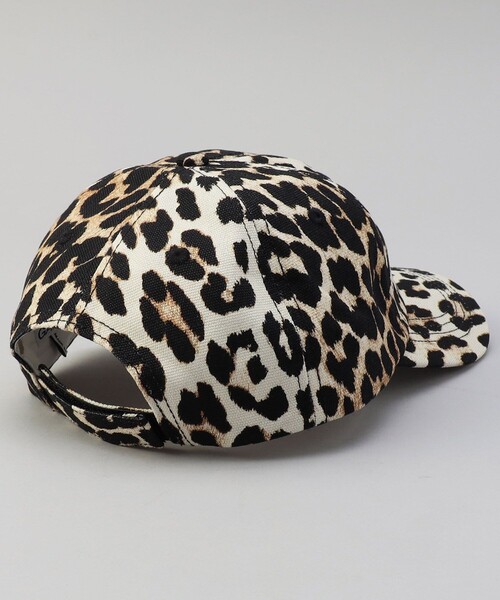 GANNI（ガニー）の「GANNI/ガニー LEOPARD EMBROIDERED LOGO CAP / A5312_943 / レオパード ロゴキャップ（キャップ・レディース・レオパード・ONE SIZE）」の4枚目の写真