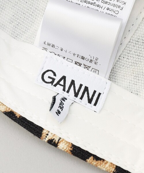 GANNI（ガニー）の「GANNI/ガニー LEOPARD EMBROIDERED LOGO CAP / A5312_943 / レオパード ロゴキャップ（キャップ・レディース・レオパード・ONE SIZE）」の8枚目の写真