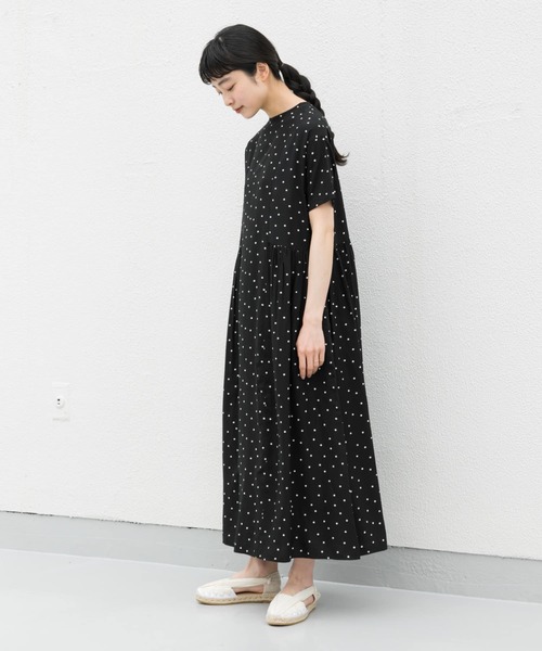 かぐれワンピース黒［試着のみ］ かぐれ（カグレ）の「Aラインワンピース（ワンピース）」 - WEAR