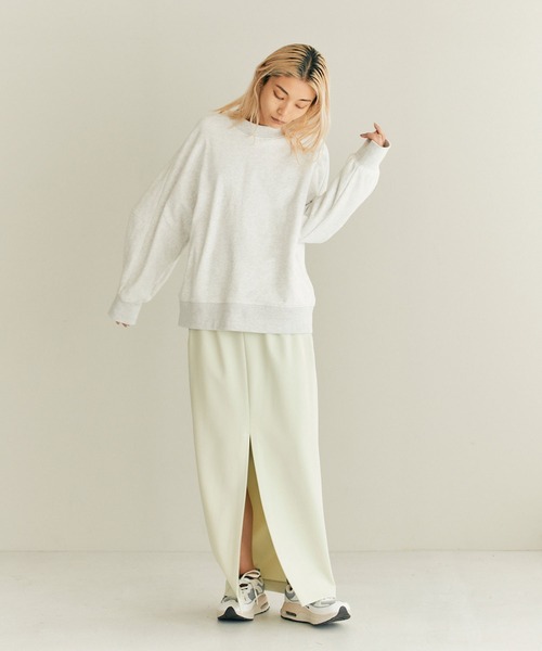 THINGS THAT MATTER（シングス ザット マター）の「ONENESS LOGO SWEAT PULLOVER / ワンネスロゴスウェットプルオーバー（スウェット・レディース・ラベンダー/キナリ/ブラック・FREE）」の19枚目の写真