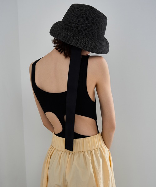 AKTE（アクテ）の「リボンペーパーカサブランカハット（ハット）」 - WEAR