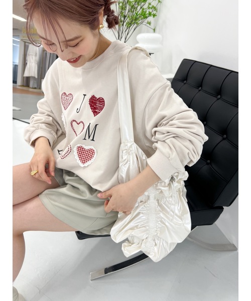 JUMELLE（ジュメロ）の「luster shirring bag（ショルダーバッグ・レディース・ホワイト/シルバー・フリー）」の13枚目の写真