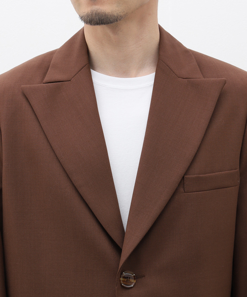 Sefr(セファ)の「【Sefr / セファー】POWER BLAZER(テーラードジャケット・メンズ・ブラウン・MEDIUM/SMALL)」の6枚目の写真