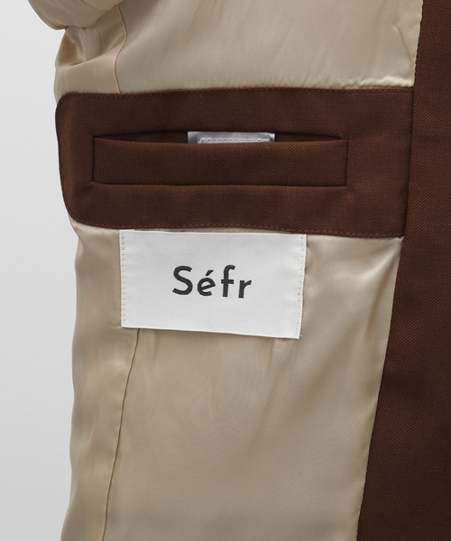 Sefr(セファ)の「【Sefr / セファー】POWER BLAZER(テーラードジャケット・メンズ・ブラウン・MEDIUM/SMALL)」の15枚目の写真