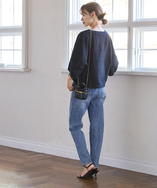 coca(coca)(コカ)の「すっきりテーパードデニムパンツ(デニムパンツ・レディース・ライトブルー/ブルー・S/M/L)」の10枚目の写真