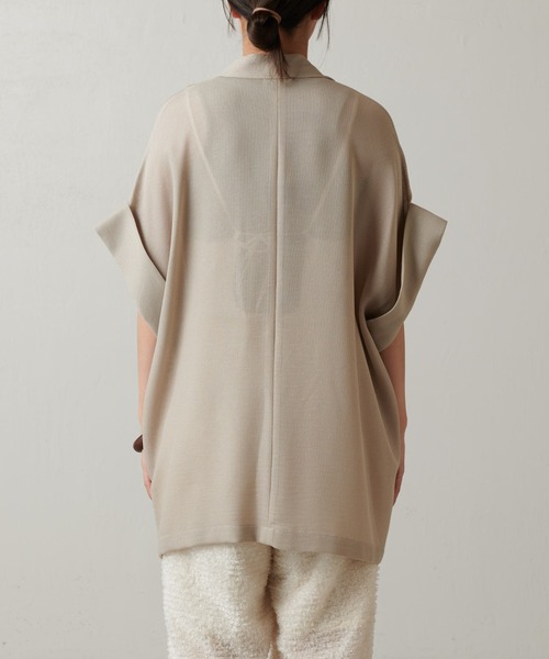 Lui's(ルイス) メッシュ半袖ジャケット Lui's ジャケット テーラードジャケット 「夏の体型カバーに