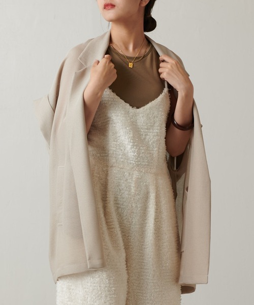 Lui's（ルイス）の「メッシュ半袖ジャケット（テーラード