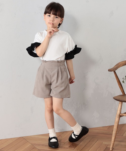 FOUND GOOD（ファウンドグッド）の「Ｋ／カイテキキュロット（その他パンツ・キッズ・ブラック/アイボリー/グリーン系2/ベージュ・120cm/130cm/140cm/150cm/110cm）」の14枚目の写真