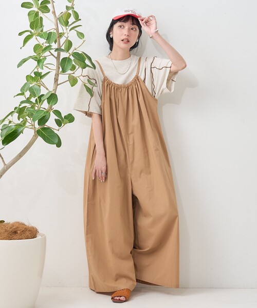 FREAK'S STORE（フリークスストア）の「インド ギャザーサロペット