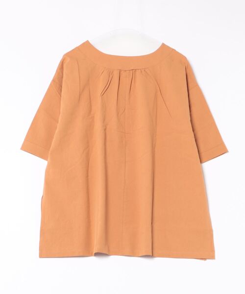 Viola e Viola(ヴィオラエヴィオラ)の「綿100%Ⅴネックブラウス(シャツ/ブラウス・レディース・オリーブ/オレンジ/アイボリー・MEDIUM/XX-LARGE/X-LARGE/LARGE)」の17枚目の写真