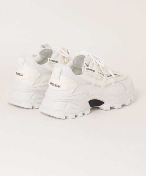 BENDER TOKYO（ベンダートウキョウ）の「コリアン アグリシューズ 厚底 ダッドスニーカー（スニーカー・メンズ・グレー/ブラック/ホワイト・25cm/26cm/27cm）」の4枚目の写真