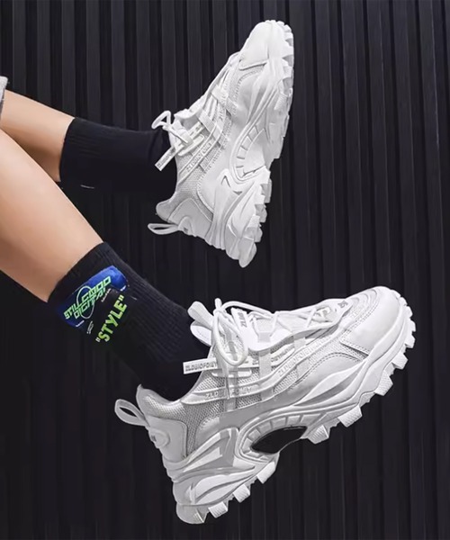 BENDER TOKYO（ベンダートウキョウ）の「コリアン アグリシューズ 厚底 ダッドスニーカー（スニーカー・メンズ・グレー/ブラック/ホワイト・25cm/26cm/27cm）」の15枚目の写真