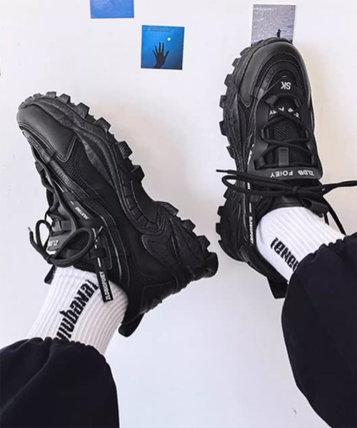 BENDER TOKYO（ベンダートウキョウ）の「コリアン アグリシューズ 厚底 ダッドスニーカー（スニーカー・メンズ・グレー/ブラック/ホワイト・25cm/26cm/27cm）」の16枚目の写真