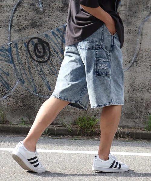THRASHER(スラッシャー)の「【THRASHER/スラッシャー】ペインターデニムハーフパンツ(デニムパンツ・メンズ・ケミカルウォッシュ/ブラック/ワンウォッシュ/ブラック系1/ブラック系/ブルー系/レオパード・LL/M/L)」の10枚目の写真