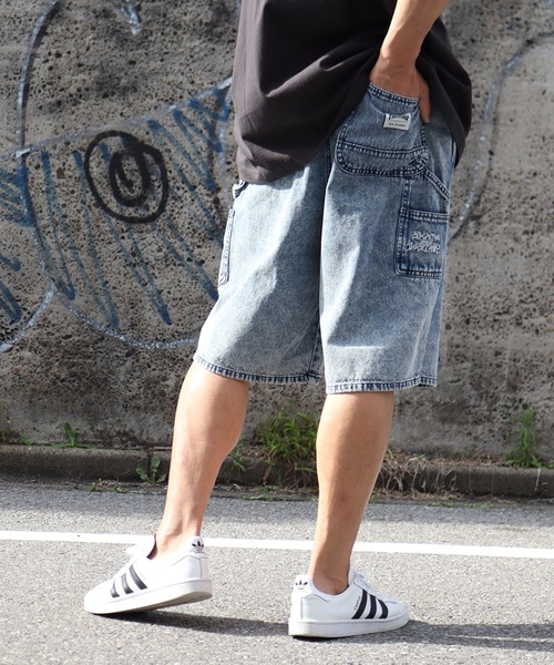 THRASHER(スラッシャー)の「【THRASHER/スラッシャー】ペインターデニムハーフパンツ(デニムパンツ・メンズ・ケミカルウォッシュ/ブラック/ワンウォッシュ/ブラック系1/ブラック系/ブルー系/レオパード・LL/M/L)」の11枚目の写真