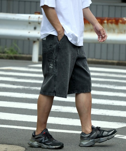 THRASHER(スラッシャー)の「【THRASHER/スラッシャー】ペインターデニムハーフパンツ(デニムパンツ・メンズ・ケミカルウォッシュ/ブラック/ワンウォッシュ/ブラック系1/ブラック系/ブルー系/レオパード・LL/M/L)」の17枚目の写真