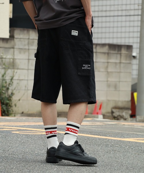 THRASHER(スラッシャー)の「【THRASHER/スラッシャー】ペインターデニムハーフパンツ(デニムパンツ・メンズ・ケミカルウォッシュ/ブラック/ワンウォッシュ/ブラック系1/ブラック系/ブルー系/レオパード・LL/M/L)」の20枚目の写真