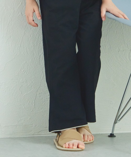 pairmanon（ペアマノン）の「ティアードフリル 配色メロー フリルパンツ セットアップ（セットアップ・キッズ・ラベンダー/ブラウン/ブラック・100/140/120/110/90/130/150）」の9枚目の写真
