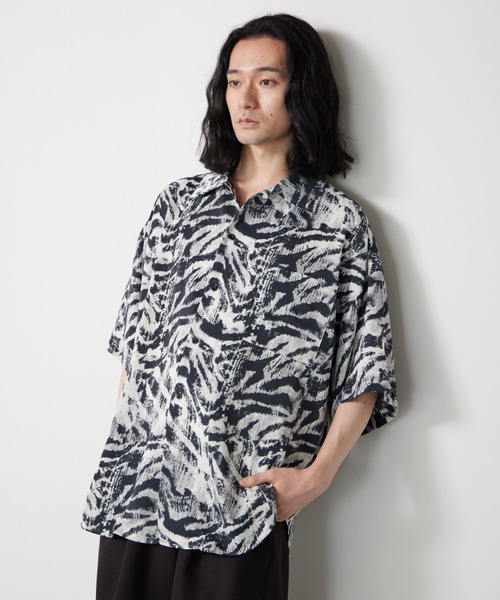 【美品】mando MANDO マンド　オープンカラーシャツ　柄シャツ　アロハ 楽天市場】マンド mando シャツの通販