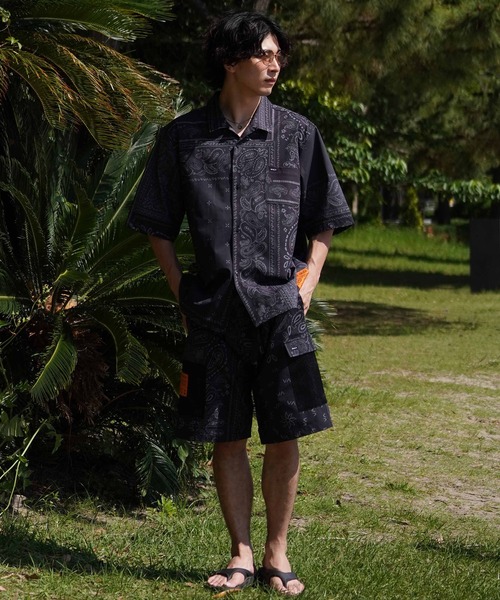 w*s様 RVCA バンダナ柄 セットアップ　ペイズリー　M RVCA バンダナ柄 セットアップ ペイズリー