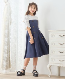 Amourire girl（アムリールガール）の「トレンチドッキングワンピース(130㎝～160㎝)（ワンピース・キッズ）」
