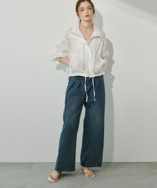 Giorgio Armani 総刺繍ロング丈ブラウス 新品
