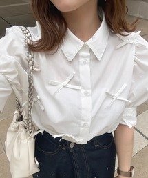 apres jour | リボンデザインブラウス【ZOZOTOWN限定アイテム】(シャツ/ブラウス)