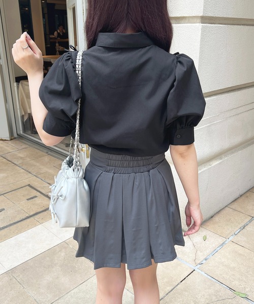 apres jour（アプレジュール）の「リボンデザインブラウス【ZOZOTOWN限定アイテム】（シャツ/ブラウス・レディース・ブルー/オフホワイト/ブラック・X-LARGE/フリー）」の12枚目の写真