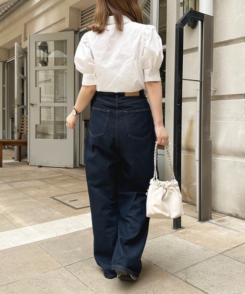 apres jour（アプレジュール）の「リボンデザインブラウス【ZOZOTOWN限定アイテム】（シャツ/ブラウス・レディース・ブルー/オフホワイト/ブラック・X-LARGE/フリー）」の17枚目の写真