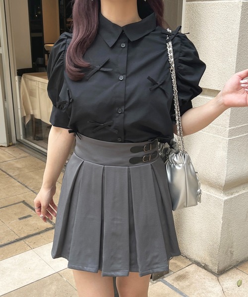 apres jour（アプレジュール）の「リボンデザインブラウス【ZOZOTOWN限定アイテム】（シャツ/ブラウス・レディース・ブルー/オフホワイト/ブラック・X-LARGE/フリー）」の15枚目の写真