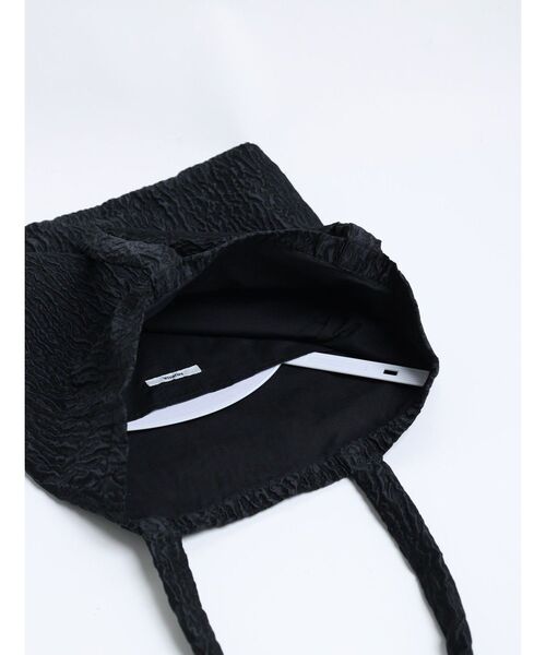 MURUA（ムルーア）の「mumuロゴトートバッグ（ハンドバッグ・レディース・ブルー/ブラック/ライトブルー/ブラウン/マスタード/パープル・FREE）」の10枚目の写真