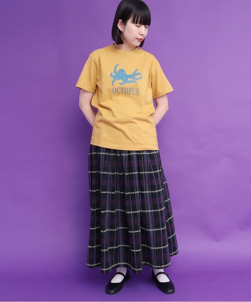 didizizi（ディディジジ）の「OCTOPUS　プリントTシャツ（Tシャツ/カットソー・レディース・ホワイト/イエロー・FREE）」の15枚目の写真