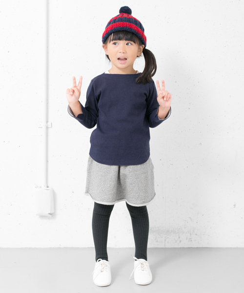 URBAN RESEARCH DOORS KIDS(アーバン リサーチ ドアーズ キッズ )の「FORK&SPOON 裏毛SK(スカート・キッズ・グレー・90/105/135/120)」の6枚目の写真