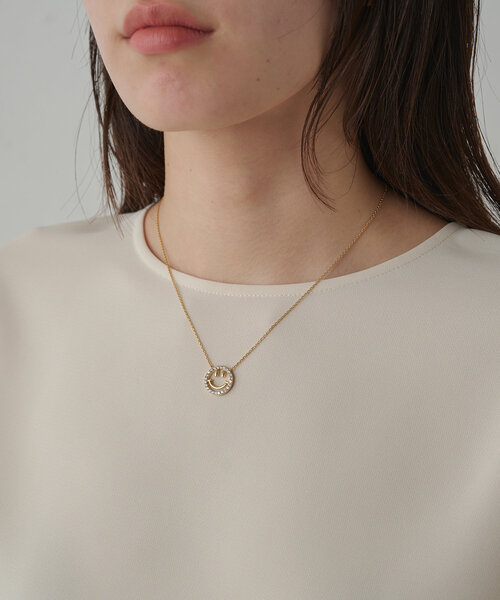 LOUNGEDRESS(ラウンジドレス)の「【GALENA/ガレナ】スマイルネックレス(リング・レディース・ゴールド・FREE)」の3枚目の写真