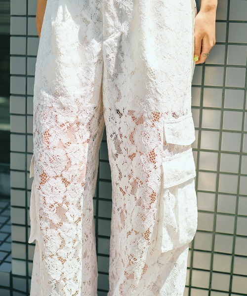 Led.tokyo♡ポケットレースパンツ led.tokyo パンツ 「led.tokyo」POCKET LACE PANTS/ポケット