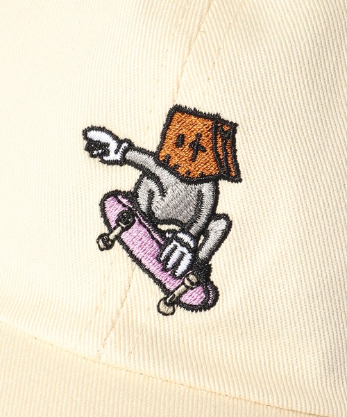 VISION STREET WEAR（ヴィジョンストリートウェア）の「【VISION STREET WEAR/ヴィジョンストリートウェア】×【guernika/ゲルニカ】アノニマウス キャップ（キャップ・メンズ・ブラック/アイボリー・FREE）」の3枚目の写真