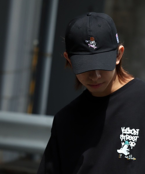 VISION STREET WEAR（ヴィジョンストリートウェア）の「【VISION STREET WEAR/ヴィジョンストリートウェア】×【guernika/ゲルニカ】アノニマウス キャップ（キャップ・メンズ・ブラック/アイボリー・FREE）」の15枚目の写真