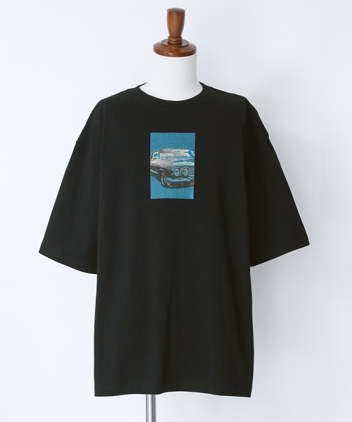 n'OrLABEL（ノアールレーベル）の「オーバーサイズフォトプリント半袖Tシャツ（Tシャツ/カットソー・メンズ・ホワイト/ブラック・L/M）」の15枚目の写真