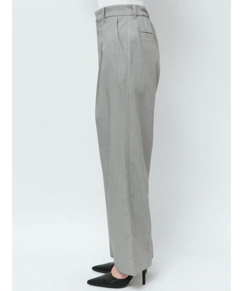 GYDA（ジェイダ）の「ハイウエストタックワイドスラックスパンツ（スラックス・レディース・ブラック/グレー・FREE）」の21枚目の写真