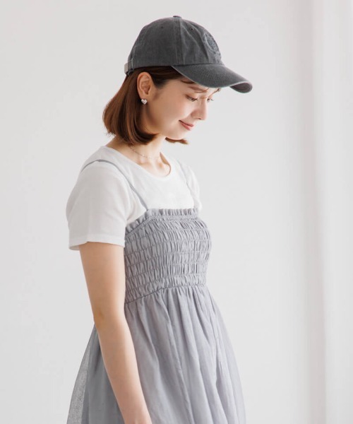 flower(フラワー)の「クリアネスシャーリングワンピース(ワンピース・レディース・ベージュ/グレー・FREE)」の10枚目の写真