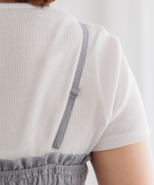 flower(フラワー)の「クリアネスシャーリングワンピース(ワンピース・レディース・ベージュ/グレー・FREE)」の12枚目の写真