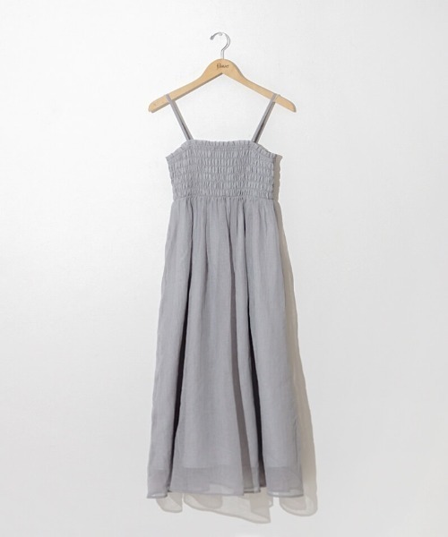 flower(フラワー)の「クリアネスシャーリングワンピース(ワンピース・レディース・ベージュ/グレー・FREE)」の15枚目の写真