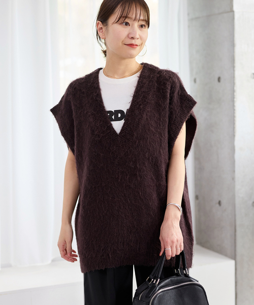 【新品】【2024AW】JOURNAL STANDARD ヘアリービッグベスト JOURNAL STANDARD（ジャーナルスタンダード）の「ヘアリービッグベスト