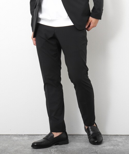 NOLLEY’S(ノーリーズ)の「《セットアップ/ビジカジ対応》MINOTECH撥水ストレッチパンツ(その他パンツ・メンズ・グレー/ブラック/ネイビー・M/L/XL/S)」の2枚目の写真