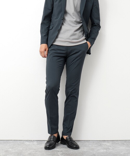 NOLLEY’S(ノーリーズ)の「《セットアップ/ビジカジ対応》MINOTECH撥水ストレッチパンツ(その他パンツ・メンズ・グレー/ブラック/ネイビー・M/L/XL/S)」の5枚目の写真