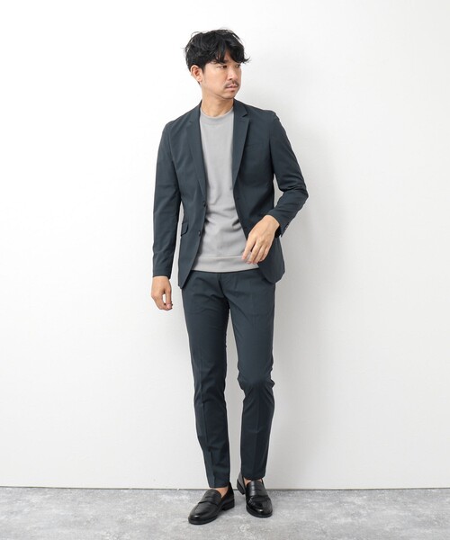 NOLLEY’S(ノーリーズ)の「《セットアップ/ビジカジ対応》MINOTECH撥水ストレッチパンツ(その他パンツ・メンズ・グレー/ブラック/ネイビー・M/L/XL/S)」の6枚目の写真