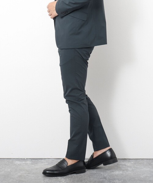 NOLLEY’S(ノーリーズ)の「《セットアップ/ビジカジ対応》MINOTECH撥水ストレッチパンツ(その他パンツ・メンズ・グレー/ブラック/ネイビー・M/L/XL/S)」の8枚目の写真
