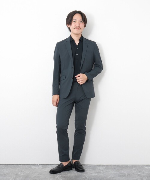 NOLLEY’S(ノーリーズ)の「《セットアップ/ビジカジ対応》MINOTECH撥水ストレッチパンツ(その他パンツ・メンズ・グレー/ブラック/ネイビー・M/L/XL/S)」の15枚目の写真